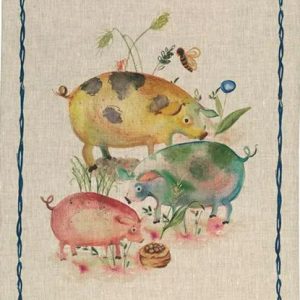 Tea Towels Linen – Fat pigs