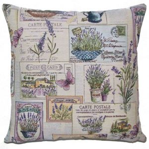 Cushion Jacquard weave-Lavender