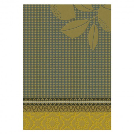 Hand towels Cotton weave-Jacquard Le Francais-Citronnier