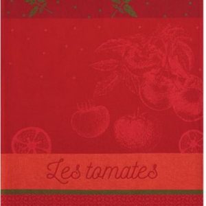 Tea towels  – Cotton Jacquard woven Tomato