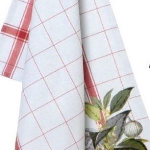 Tea towel Cotton IHR red