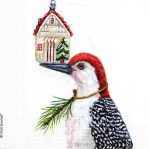 Paper Napkins-Luncheon – IHR Christmas bird
