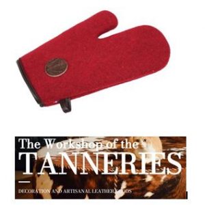 Pot holders hand made in France – red