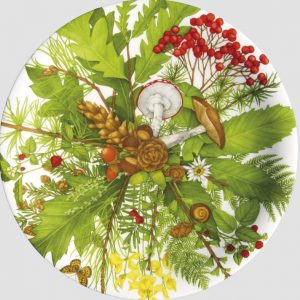 TAITU Milano – Montagna round platter