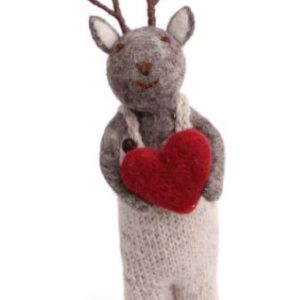 Handmade Felt Toys – Deer cream pants