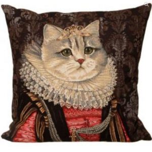 Cushion Jacquard Weave – Cat Medieval