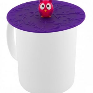 Pylones of Paris – mug lid – red owl