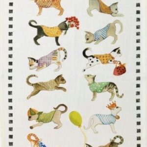 Tea Towels Linen-Cats