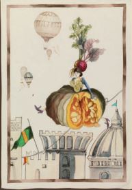 Tea Towels Linen-Pumkin